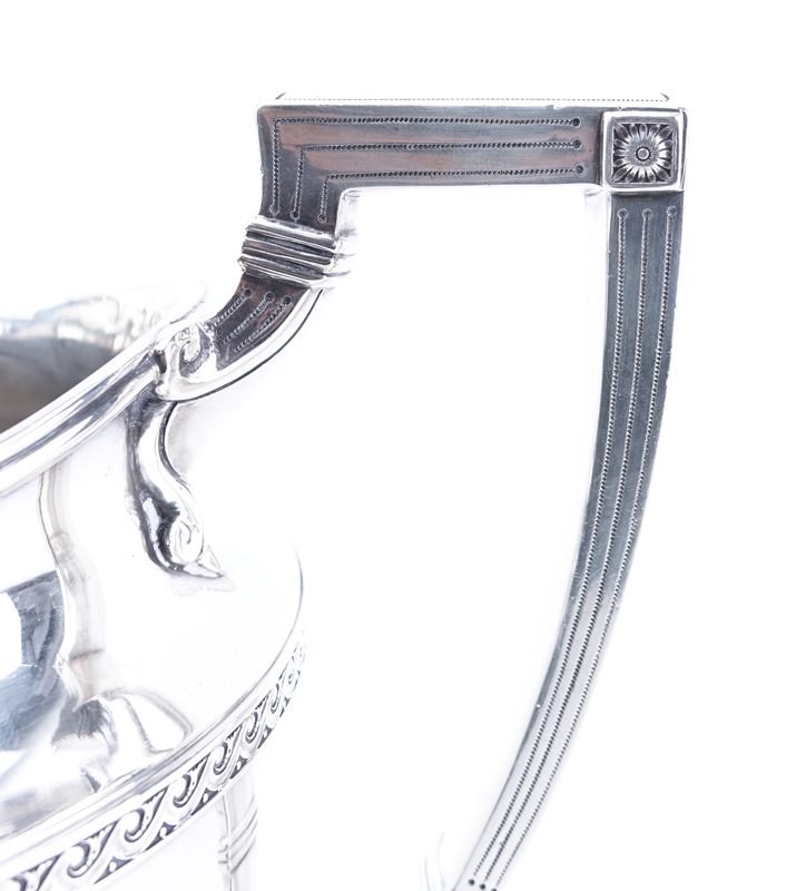 Edwardian Style Brand-Chatillon Sterling Silver Water Pitcher.