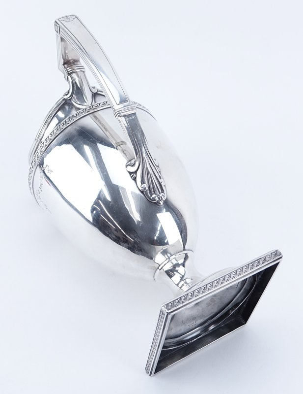 Edwardian Style Brand-Chatillon Sterling Silver Water Pitcher.