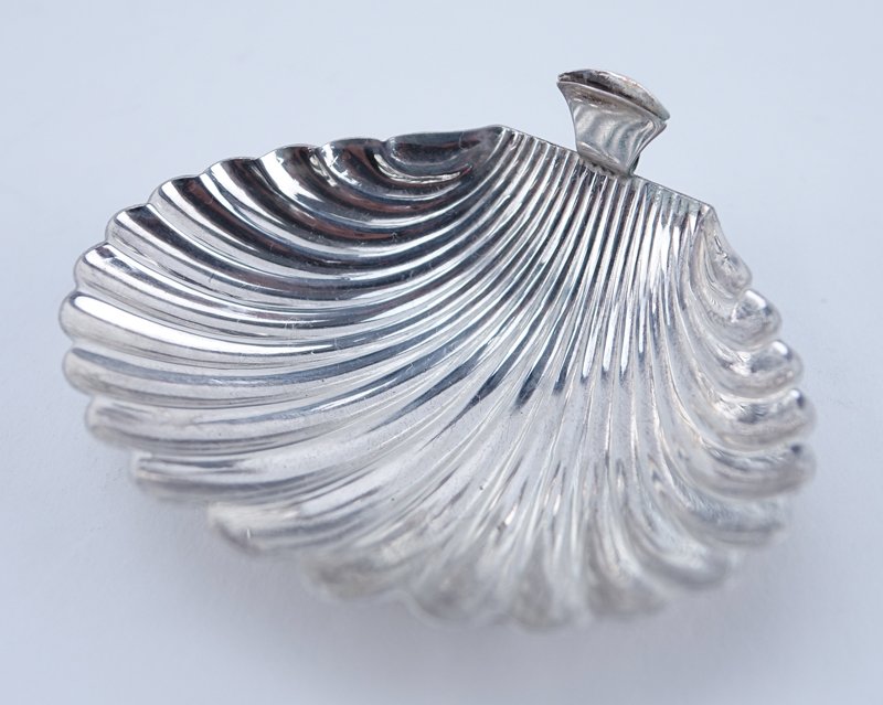 Twelve (12) Italian 800 Silver Place Card Holders.