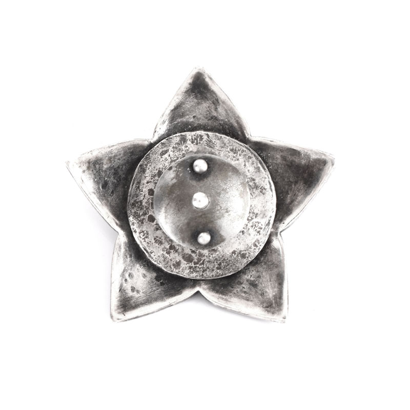 Russian / Armenian Circa 1921 Soviet Era 84 Silver Badge of the Star of Armenia in Presentation Box.
