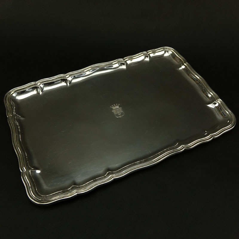 Gebruder Friedlander 800 Silver Tray. Signed. Good condition.