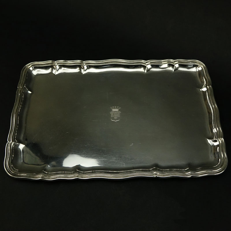 Gebruder Friedlander 800 Silver Tray. Signed. Good condition.