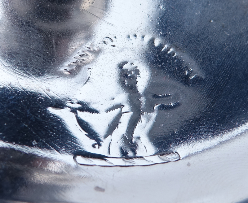 Early 20th Century English Silver Candleholder With Snuffer. Signed with English hallmarks, London 1905. 