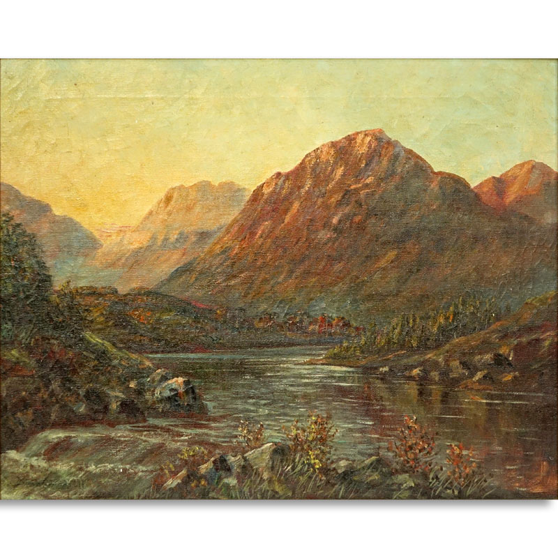 Daniel Campbell (20th Century) Oil on Canvas, Near Loch Awe, Signed Lower Left. 