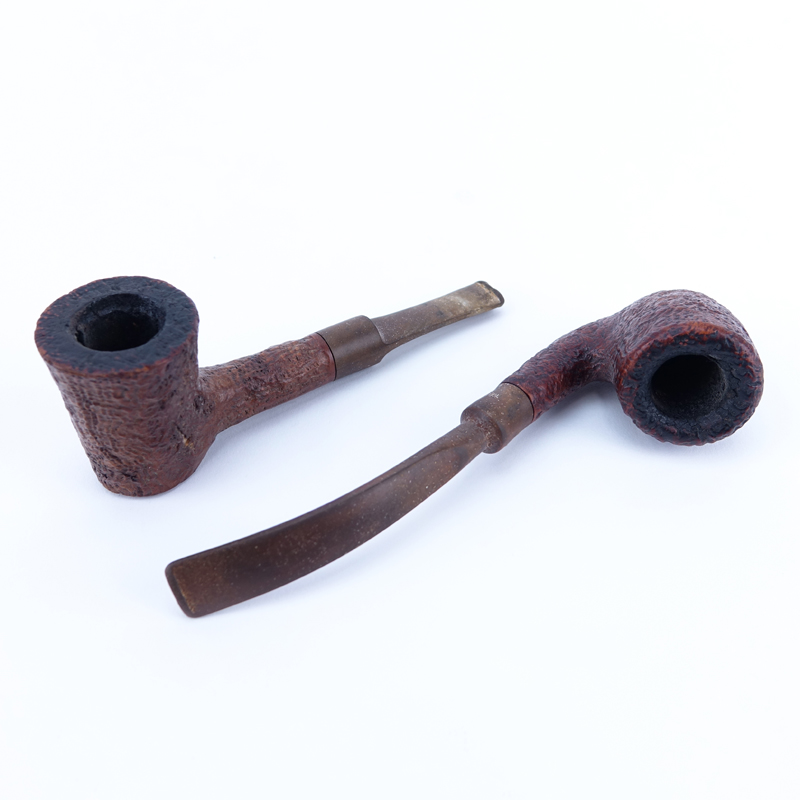 Group of Two (2): Stanwell and English High Quality Wood Smoking Pipes. Stanwell pipe is signed and numbered , Denmark.