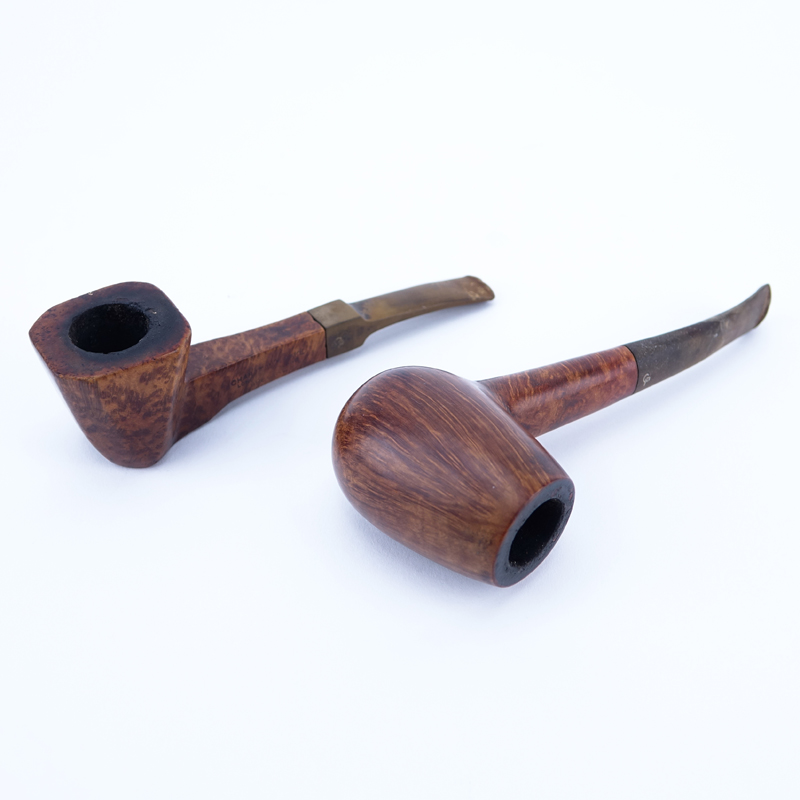 Grouping of Two (2) Charatan's Make High Quality Wood Smoking Pipes.