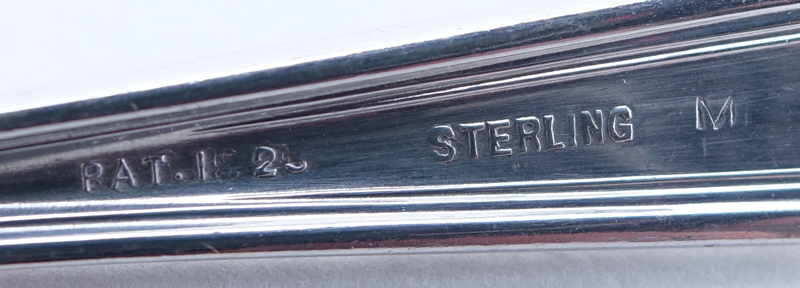 One Hundred Ten (110) Piece Weidlich "Lady Sterling" Sterling Silver Flatware Set.