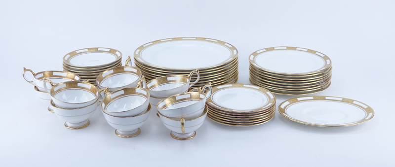 Fifty One (51) Piece Aynsley "Empress, 8510" Porcelain Service. 