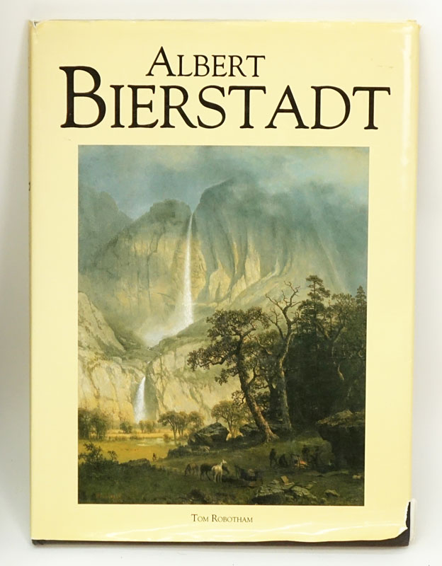 After: Albert Bierstadt, German (1830 - 1902) Hand Color Engraving "The Rocky Mountains" (Landers Peak). New York: Edward Bierstadt, 1866. Includes Edward Bierstad Hardcover Book. 