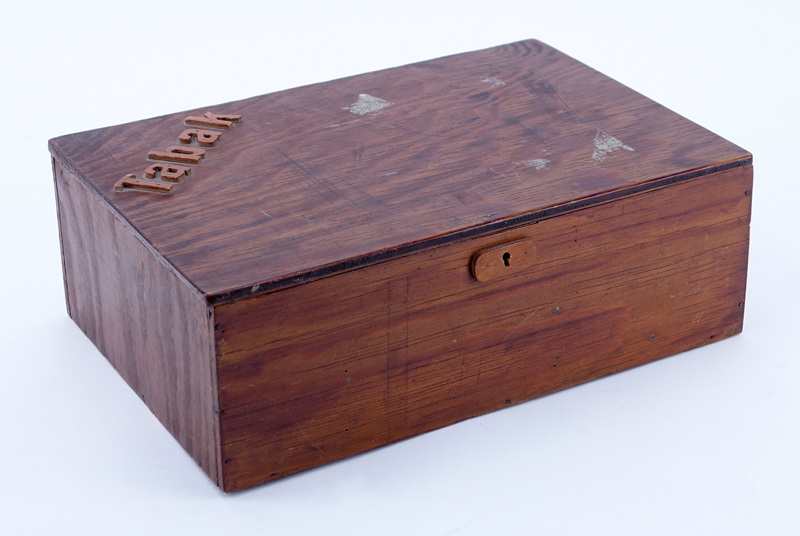Large Collection of Antique and Vintage World Coins and Paper Money. In custom wood box.