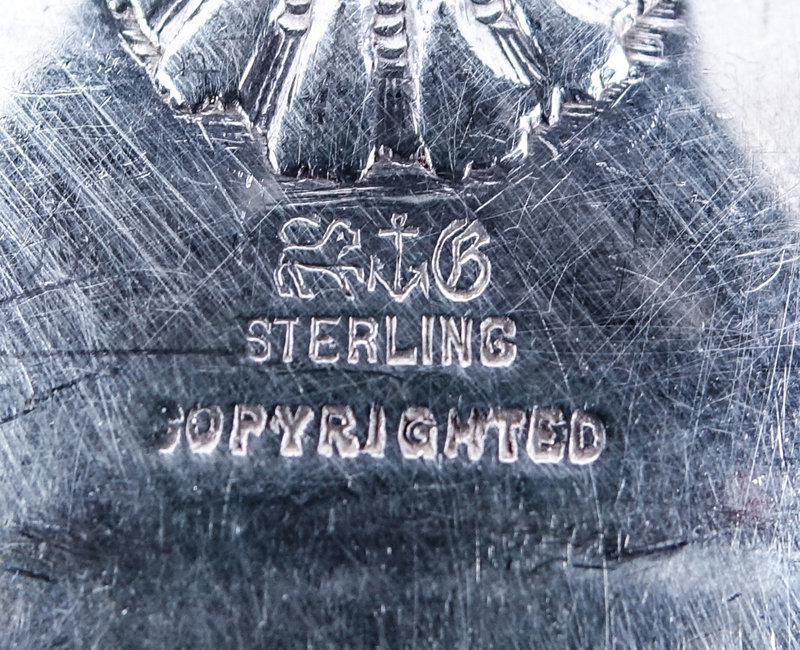 Gorham Versailles Sterling Silver Ladle With Gilt Bowl. Monogrammed. Signed.
