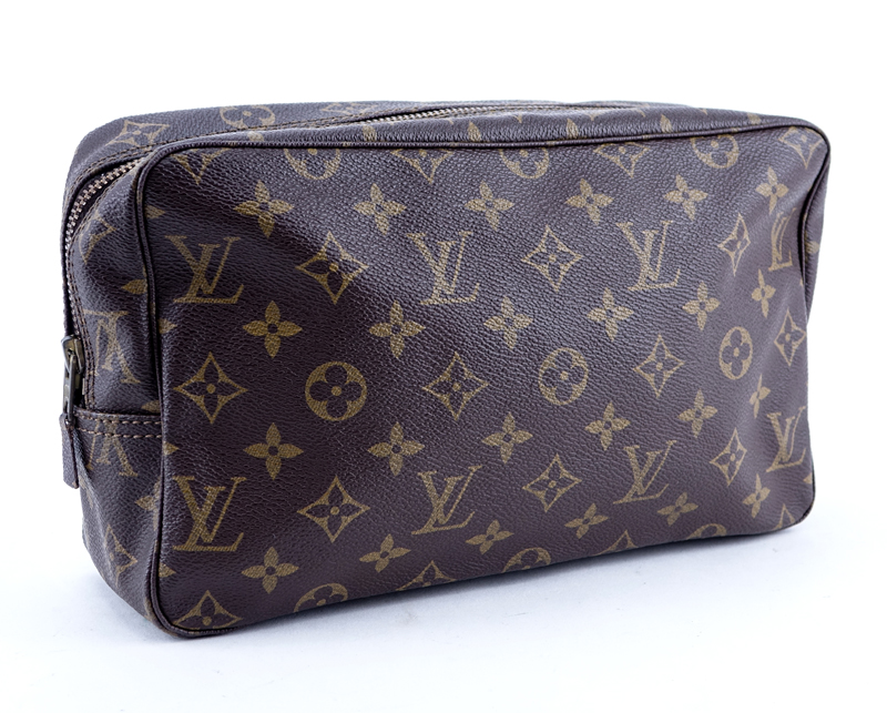 Louis Vuitton Brown Monogram Coated Canvas Toiletry Pouch GM.