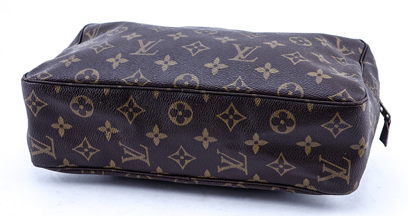 Louis Vuitton Brown Monogram Coated Canvas Toiletry Pouch GM.