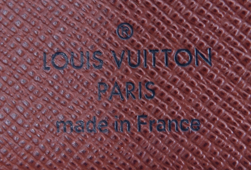 Louis Vuitton Brown Monogram Coated Canvas French Purse Wallet.