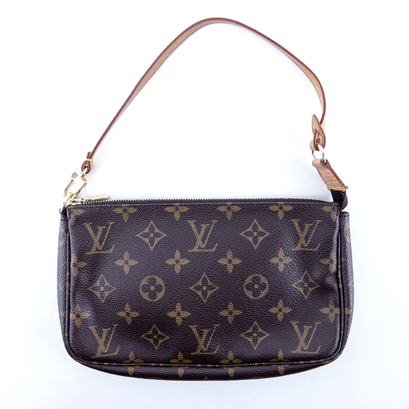 Louis Vuitton Brown Monogram Coated Canvas Accessory Pouch.