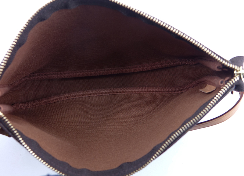 Louis Vuitton Brown Monogram Coated Canvas Accessory Pouch.