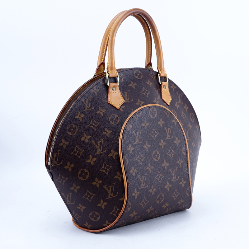 Louis Vuitton Brown Monogram Coated Canvas Ellipse GM Bag.