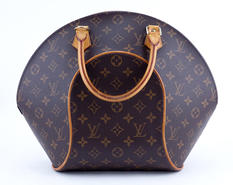 Louis Vuitton Brown Monogram Coated Canvas Ellipse GM Bag.