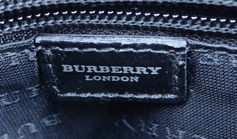 Burberry Nova Check Coated Canvas Small Handbag.