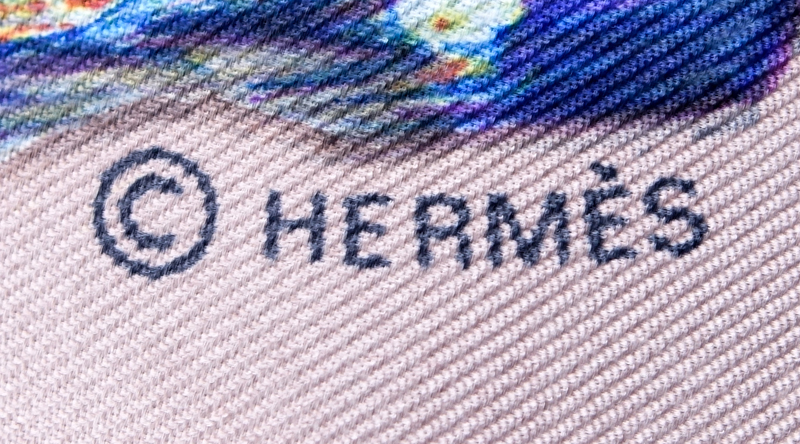 Hermes Silk Scarf "Mineraux".