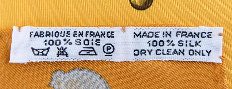 Hermes Silk Scarf "Keys". Labeled appropriately.