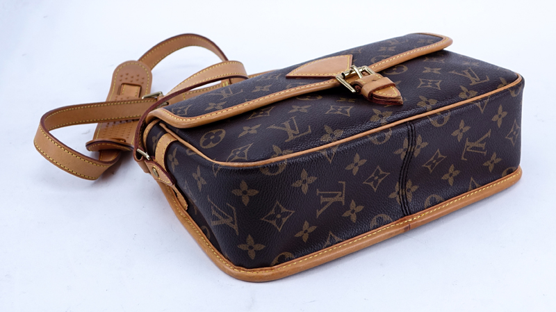 Louis Vuitton Brown Monogram Coated Canvas Sologne Shoulder Bag.