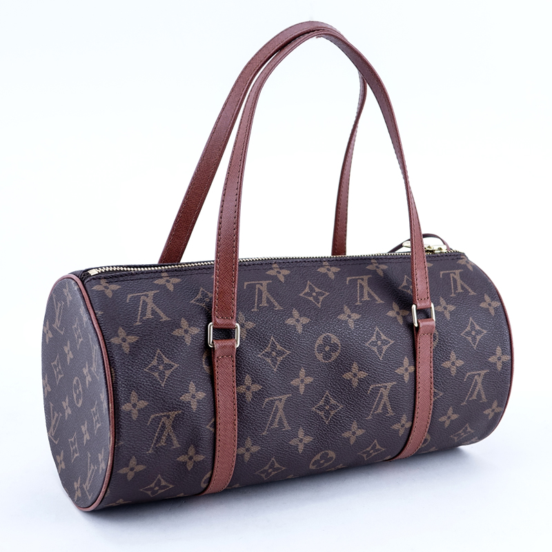 Louis Vuitton Brown Monogram Coated Canvas Papillon 30 Handbag.