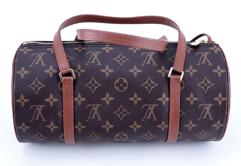 Louis Vuitton Brown Monogram Coated Canvas Papillon 30 Handbag.