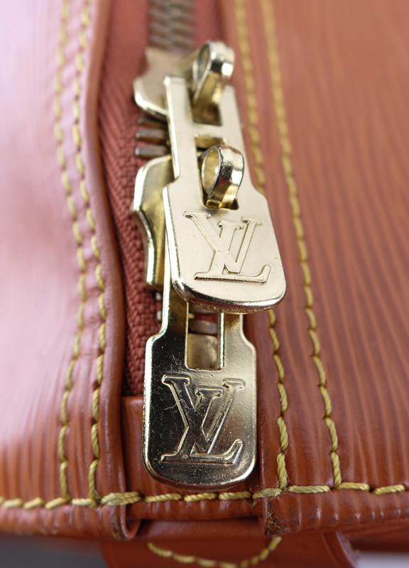 Louis Vuitton Gold Epi Leather Keepall Travel Bag 55.