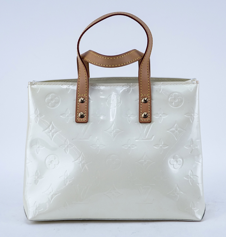 Louis Vuitton Vanilla Monogram Vernis Leather Reade PM Bag.