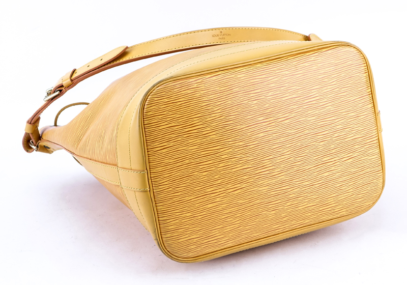 Louis Vuitton Yellow Epi Noe GM Bag.