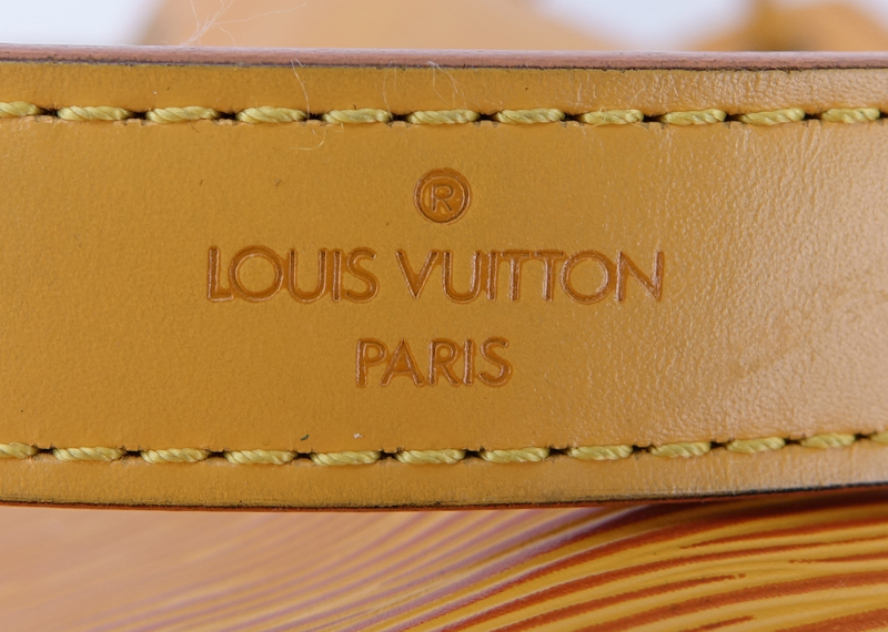 Louis Vuitton Yellow Epi Noe GM Bag.