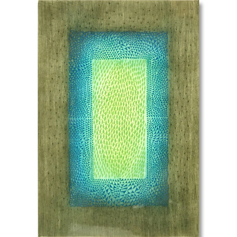 Arthur Luis Piza, Brazilian/French (1928 - 2017) Carborundum Etching "Tapis de Reve" Signed and Numbered 13/99 in Pencil.