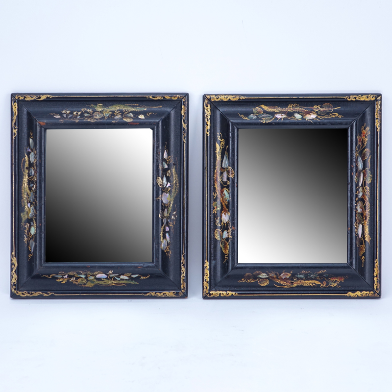 Pair of Antique Decorative Mirrors.