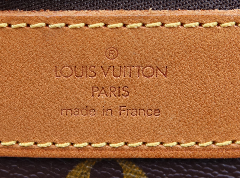 Louis Vuitton Brown Monogram Coated Canvas Sac Shopping PM Tote.