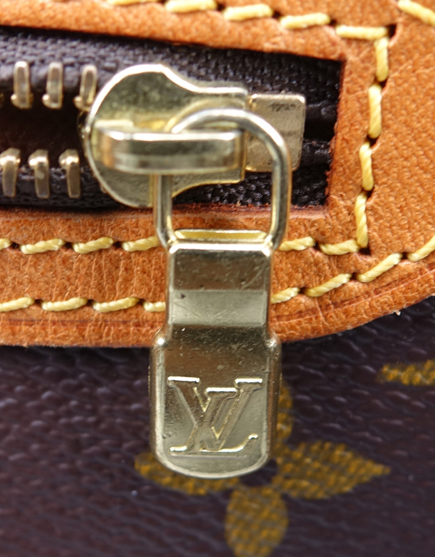 Louis Vuitton Brown Monogram Coated Canvas Sac Shopping PM Tote.