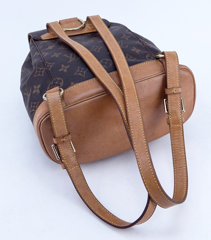 Louis Vuitton Brown Monogram Coated Canvas Montsouris MM Backpack.