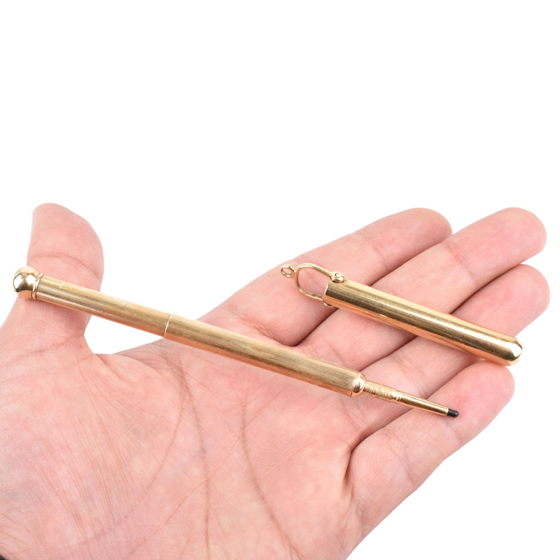 Vintage 14 Karat Yellow Gold Pendant Mechanical Pencil.