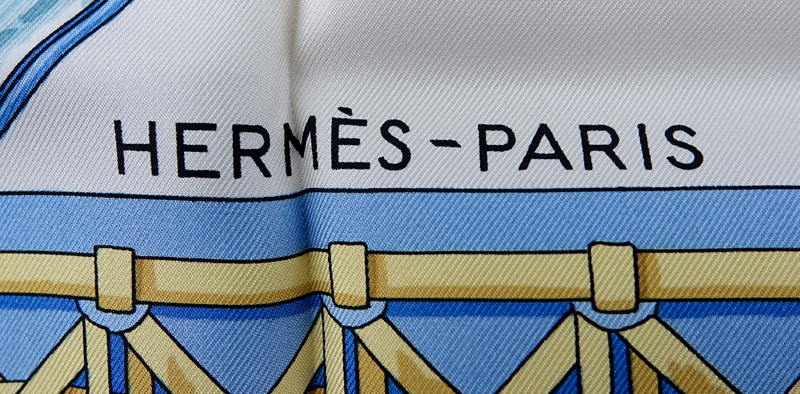 Hermes Silk Scarf "Feux De Route".