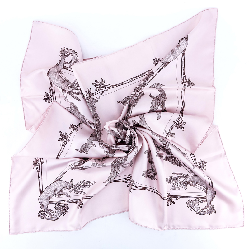 Hermes Silk Scarf "Animal Print".