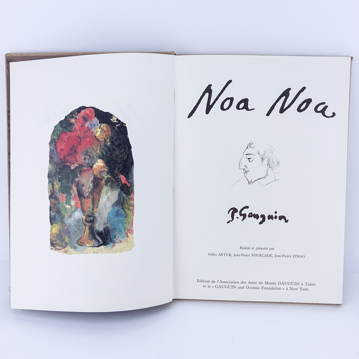 Grouping of Three (3): Paul Gauguin Hardcover book by Robert Coldwater, Paul Gauguin Noa Noa Edition Hardcover Book, and Posters of the Belle Époque: The Wine Spectator Collection Hardcover Book by Jack Rennert. All in good used condition.