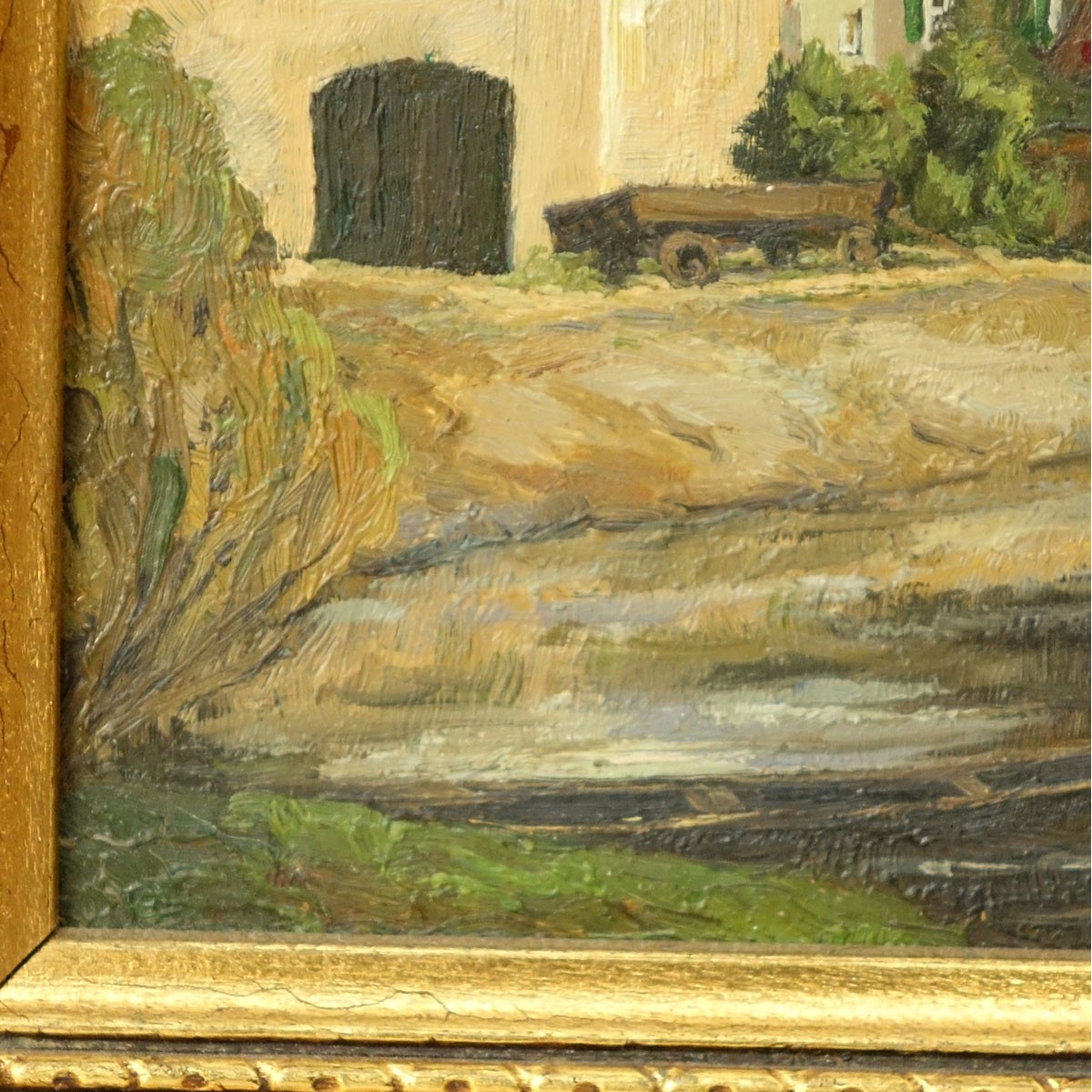 20th Century Oil on Board, Landscape Scene, Signed Lower Right. Good condition.