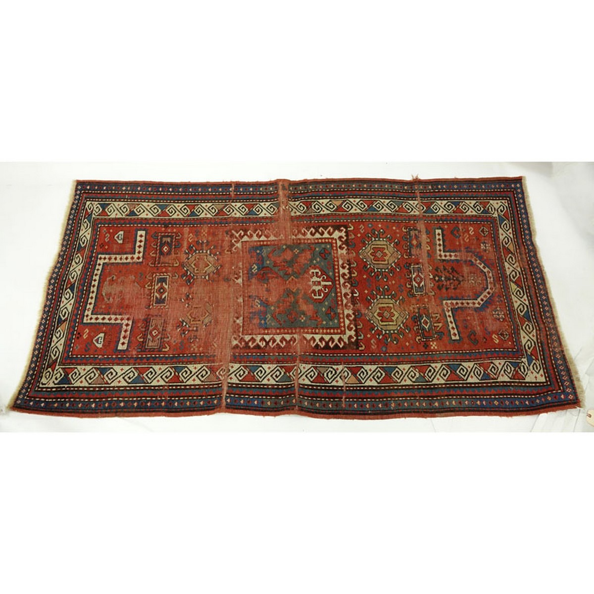 19th Century Caucasian Persian Rug. Unsigned.