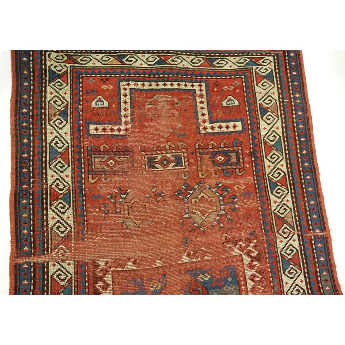 19th Century Caucasian Persian Rug. Unsigned.