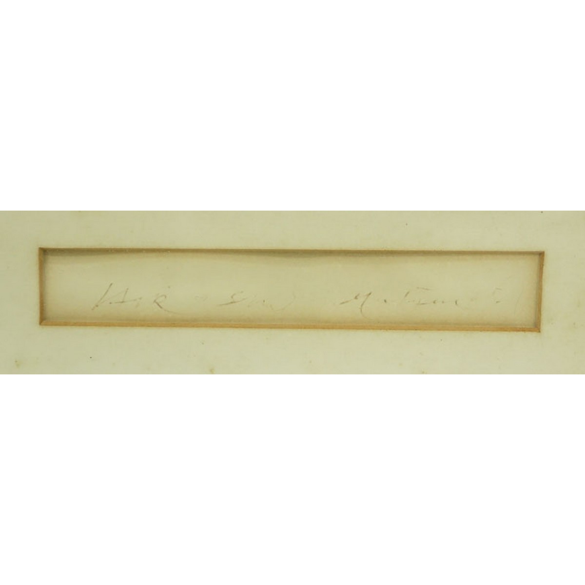 20th Century Chinese Gouache on Paper, Abstract Composition, Signed Lower Right. Inscribed at the opening on the matting.