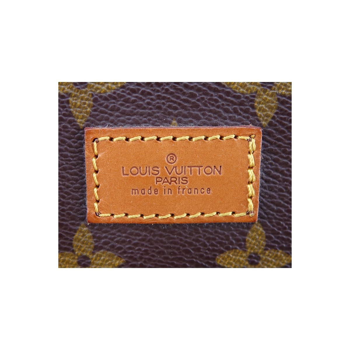 Louis Vuitton Brown Monogram Coated Canvas Saumur 30 Double Strap 2 Sided Crossbody Messenger Bag. Golden brass hardware, vachetta straps.