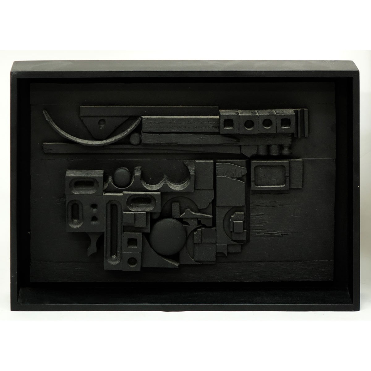 Louise Nevelson, Russian/American (1899 - 1988) Cast polyester resin "Sun-Set, 1981" Tag signed and numbered 44/125 en verso. Published by Pace Editions Inc.