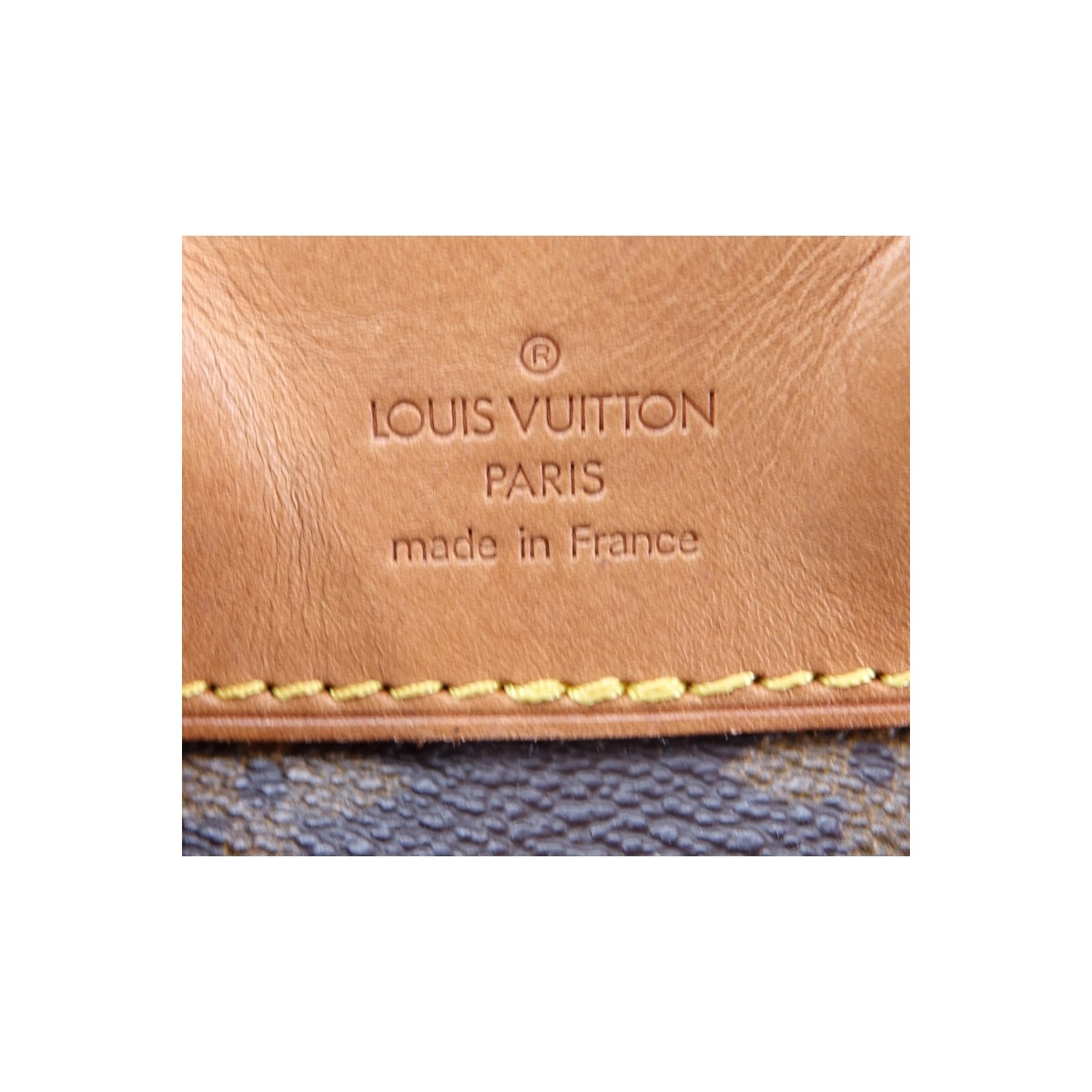 Louis Vuitton Brown Monogram Coated Canvas Montsouris MM Backpack. Golden brass hardware, vachetta leather.
