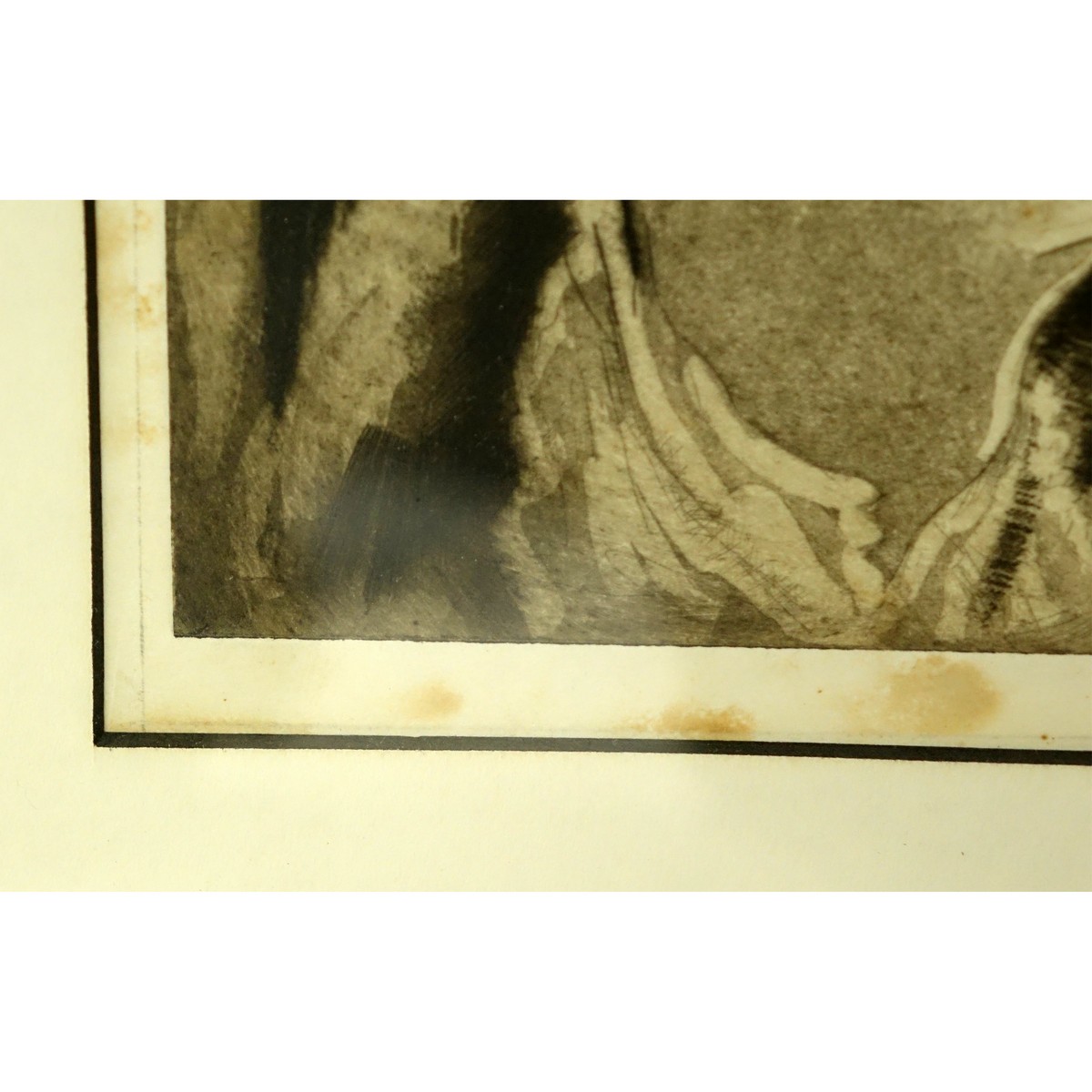 20th Century Etching "Nude". Signed in pencil lower right.