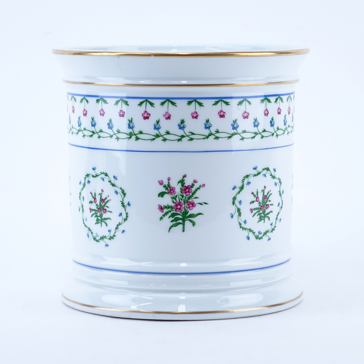 A. Raynaud Limoges Handpainted Cachepot.